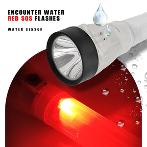 5 In 1 Camp Lamp Emergency Flashlight Outdoor Water Sensor Survival Gear For Hurricane,hiking,outdoor Walking,Outages Lamp,Tent Light
