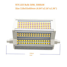 Load image into Gallery viewer, R7S LED Bulb 50W Warm Light Dimmable 3000k Double Ended J118 5000LM Equivalent 500W Halogen Floor Standing Lamp