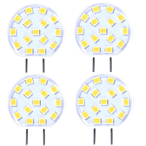 Dimmable G8 LED Bulb 2.5W 3000k Soft Warm White Puck Light Ceramic Sunflower Under Cabinet Under Counter Kitchen Microwave Oven Light 120v Halogen Racement Bulb 20w