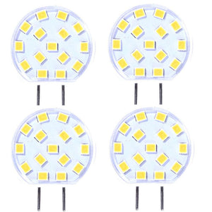 Dimmable G8 LED Bulb 2.5W 3000k Soft Warm White Puck Light Ceramic Sunflower Under Cabinet Under Counter Kitchen Microwave Oven Light 120v Halogen Racement Bulb 20w