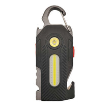 Load image into Gallery viewer, Multifunctional Flashlight 7 In1 Rechargeable Portable Led Sos Light With Bottle Opener Seat Belt Cutter Survival Whistle Screwdriver