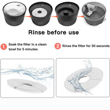 Load image into Gallery viewer, 12PCS Pet Water Fountain Filter Replacement,with PP, Ion Exchange Resin &amp; Activated Carbon, Clean Water, Softens Hard Water, Reduces Hair &amp; Particles, RoHS Certified