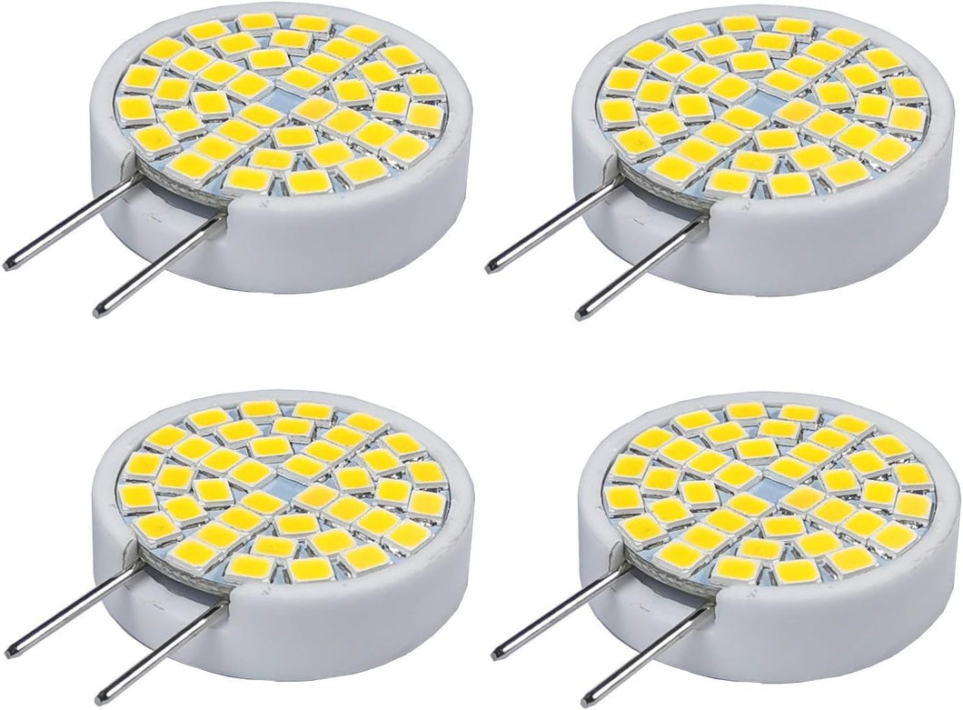 Dimmable LED G8 Bulbs 3.5W 3000k Warm White Puck Light Cabinet Lights Under Counter Kitchen Lights Equivalent 25W Bi-Pin Halogen Bulb