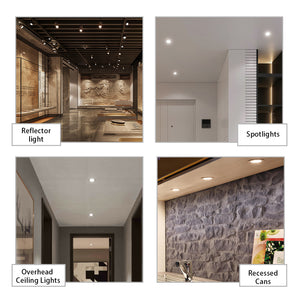 Mr16 Led Bulb 3cct Dimmable 50w Equivalent Narrow 60° Beam Selectable Color Temperature Gu10 Base For Recessed Track Lighting Display Vanity, 6 Pack