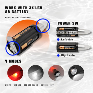 5 In 1 Camp Lamp Emergency Flashlight Outdoor Water Sensor Survival Gear For Hurricane,hiking,outdoor Walking,Outages Lamp,Tent Light