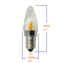 Load image into Gallery viewer, Led Diamond Light Crystal Chandelier Bulb E12 1.8w Candelabra Base Soft Warm White Lights 2700k -3000k 150lm Replacement Incandescent Lamp 15w Equivalent