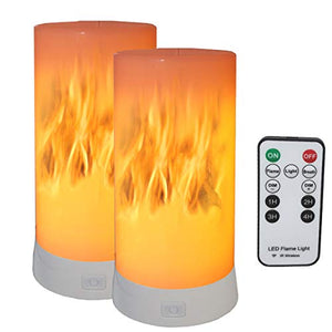 Led Flame Effect Lantern Light Usb Rechargeable Flameless Candle 4 Modes Remoted Flickering Flame Effect Mood Light Flameless For Holdiday Halloween Christmas Party Bar Decor Birthday Gift