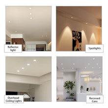 Load image into Gallery viewer, Mr16 Led Bulb 3cct Dimmable 50w Equivalent Narrow 60° Beam Selectable Color Temperature Gu10 Base For Recessed Track Lighting Display Vanity, 6 Pack