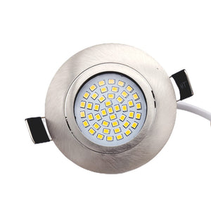 Eyeball Dimmable 3 Way LED Light Downlight 3 Inch Gimbal Led Recessed Light 6w 4000k Temperature Rotatable Led Retrofit Downlight Gimbal for Ceiling with Housing Clips (6 Pack)