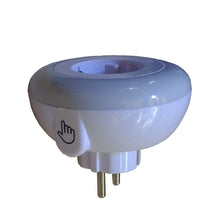 Load image into Gallery viewer, LED Touch Lights White Blue Green Change Eu Plug 85-230v Powered Mood Light Touch Stick on Night Light for Passage Corridor Bedroom Light Eu Socket Inside