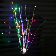 Load image into Gallery viewer, Led Wishing Tree Branch Lights Home Bedroom Decoration Night Light 5 Branches of 25leds Bulb- Color Rgb Multi Color White Light-high 50cm- 110v Indoor Living Room Lighting Garden Lamps -For Wedding Events Christmas Holiday Brithday Club Lights Qbzag