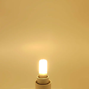 Led E12 Candelabra Bulb 5w 600lm Salt Rock Lamp Appliance Refrigerator Light Replacement 60 Watt  T2 Halogen 120v 4 Pack