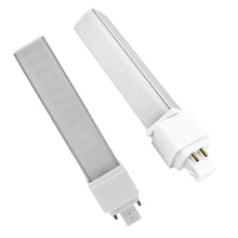 Load image into Gallery viewer, G24q 4 Pin LED Light Bulb PL-C Retrofit CFL Green Bulb Soft Warm White Light Replacement 26W G24q-2 Gx24q-3 1400 Lumen 314° Free Rotate Flicker Free Horizontal Recessed 3000k 2 Pack