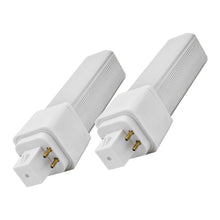 Load image into Gallery viewer, Gx24q 4 Pin LED Light Bulb PL-C Retrofit Replacement Compact Fluorescent Light Bulb 13W G24q-2 Gx24q-3 660 Lm 314° Free Rotate Horizontal Recessed G24q Green Bulb Warm White Light 2 Pack