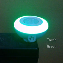 Load image into Gallery viewer, LED Touch Lights White Blue Green Change Eu Plug 85-230v Powered Mood Light Touch Stick on Night Light for Passage Corridor Bedroom Light Eu Socket Inside