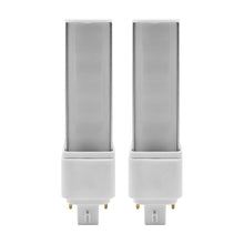 Load image into Gallery viewer, Gx24q 4 Pin LED Light Bulb PL-C Retrofit Replacement Compact Fluorescent Light Bulb 13W G24q-2 Gx24q-3 660 Lm 314° Free Rotate Horizontal Recessed G24q Green Bulb Warm White Light 2 Pack