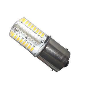 12PCS BA15S Led Bulb SMD3014 Warm White 2700-3000k DC12V AC12V Boat Car Light Replacement Bulb Turn Tail Reading Spot Backup Lights 360°Beam