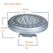 Load image into Gallery viewer, Ar111 Led G53 Bulb 15w12v 6000k Cool White Light Landscape Reflector Light 1200lm Halogen 75w 100w Replacement Bulbs