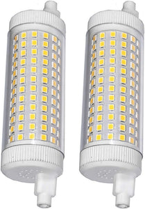 Led R7s 118mm 20w 3000k Dimmable Light Double Ended 2500lm Equivalent 200w Halogen Tungsten Light Floodlight Garage Landscape Lighting X2