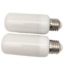 Load image into Gallery viewer, Led Flame Effect Light Bulb 3w Flickering Fire Light Bulbs with Upside Down Effect Yellow Flame Bulb E26 for Christmas Holiday Party Restaurant Outdoor Home Decor