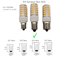 Load image into Gallery viewer, Led E14 Microwave Bulb 5w 600lm Dryer Light Appliance Salt Refrigerator Sewing Machine Light 60W C7 Incandescent Bulb Warm White 4 Pack