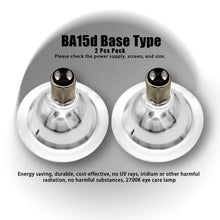 Load image into Gallery viewer, Ar70 Led Bulb 3w Ba15d 30w Halogen Equivalent No Dimmable Warm White 2700k Spotlight For Kitchen Bathroom Commercial Lighting Household Light Bulbs 2pcs Pack