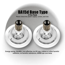 Load image into Gallery viewer, AR70 LED Bulb 3W BA15D B15 Bayonet SBC Fitting/Cap 12V AC/DC 6000K Cool White Daylight Non-Dimmable Replacement 30W Halogen Spotlight Reflector Tracking Light  2 Pack