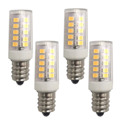 Led 2W E12 Candelabra Bulb 12V - 24v Warm White 3000k Chandelier Light Refrigerator Bulb Garage Door Light Replacement 200lm 20W Halogen Bulb Not Dimmable