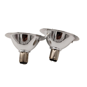 2 Pack Led Ar70 Reflector Light 3w AcDc 12v Ba15d Base 2700k Warm White Spot Light Indoor Outdoor Home Office Commercial Track Light 24°Beam