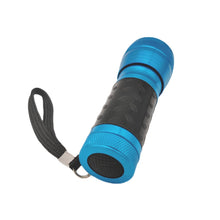 Load image into Gallery viewer, Led UV Flashlight Torch 14leds Mini Portable Ultraviolet Lamp 365nm-395nm Gel Nail Curing Uv Light Flashlight uv torch light