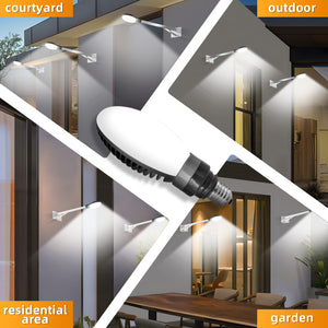Led Garage Light Bulb 5700k Daylight E27/e40 Screw In Fanless Bulb Angle 350 Degree Adjustable Extra Bright Shop Light Bulbs For Parking Garage Attic Loft Shed Indoor Outdoor Lighting