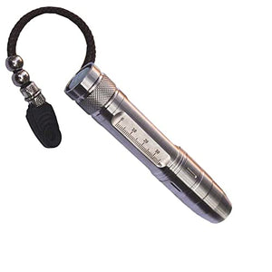 Led Uv Flashlight 365nm R5 Jade Jewelry Gemstone Identification Lights Ultraviolet/Yellow/White 3 in 1 Light Measurement Scale with Battery