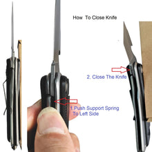 Load image into Gallery viewer, Led Mini Flashlight 6-in-1 Utility Folding Pocket Knife with Bottle Opener Glass Breaker Buckle Whistling Multi-Function Emergency Tool