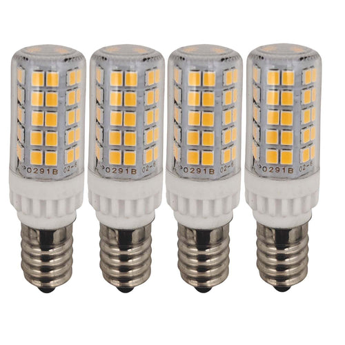 Led E14 Microwave Bulb 5w 600lm Dryer Light Appliance Salt Refrigerator Sewing Machine Light 60W C7 Incandescent Bulb Warm White 4 Pack