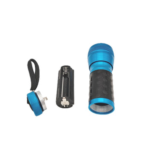 Led UV Flashlight Torch 14leds Mini Portable Ultraviolet Lamp 365nm-395nm Gel Nail Curing Uv Light Flashlight uv torch light