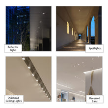 Load image into Gallery viewer, Recessed MR16 GU10 LED Bulbs 3CCT Selectable 50W Equivalent Narrow Beam Switchable Plug In Reflector for Tracklight Display Case Accent Landscape Lighting, 6 Pack