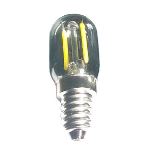 Led Filament Light 1.5w E17 Base Microwave Bulb Daylight 20w Equivalent Incandescent Lamps for Refrigerator Oven Candelabra Lava Desk Light