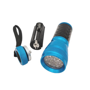 Led UV Flashlight Torch 14leds Mini Portable Ultraviolet Lamp 365nm-395nm Gel Nail Curing Uv Light Flashlight uv torch light