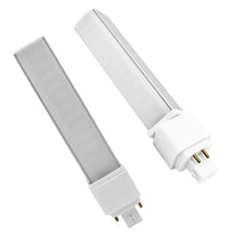 Load image into Gallery viewer, G24q 4 Pin LED Light Bulb PL-C Retrofit CFL Green Bulb Soft Warm White Light Replacement 26W G24q-2 Gx24q-3 1400 Lumen 314° Free Rotate Flicker Free Horizontal Recessed 3000k 2 Pack