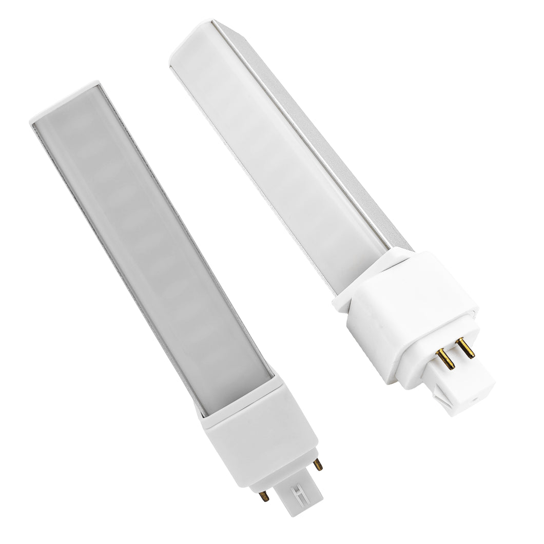 G24q 4 Pin LED Light Bulb PL-C Retrofit CFL Green Bulb Soft Warm White Light Replacement 26W G24q-2 Gx24q-3 1400 Lumen 314° Free Rotate Flicker Free Horizontal Recessed 3000k 2 Pack
