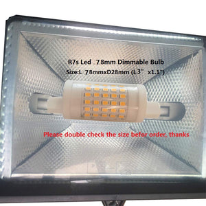 R7s Led 78mm Dimmable Bulb 3 Inch J 78 10W 120v 1000lm FloodLight Floor Standing Light J Type Led Bulb Replacement Tungsten Halogen 80w 100w Spotlight Soft Light