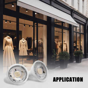 Gu10 Led Bulbs Spotlight 3cct Selectable 50w Equivalent Non-dimmable Reflector 60°  Beam Angle 2-pin Base 5w 600lm Led Recessed Track Lighting, 6 Pack