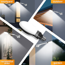 Load image into Gallery viewer, Super Bright LED Garage Light Bulb 5700K Daylight Fanless E27/E40 Street Light 50w Equivalent 500 Watt Outdoor Indoor Lighting For Parking Garage Shop Factory Backyard Barn Warehouse Lighting
