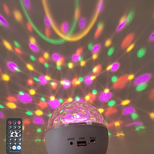 Star Projector Night Light Remote Control Ceiling Projector Disco Ball Party Lights Sound Activated E27 for Party Birthday Celebration Light