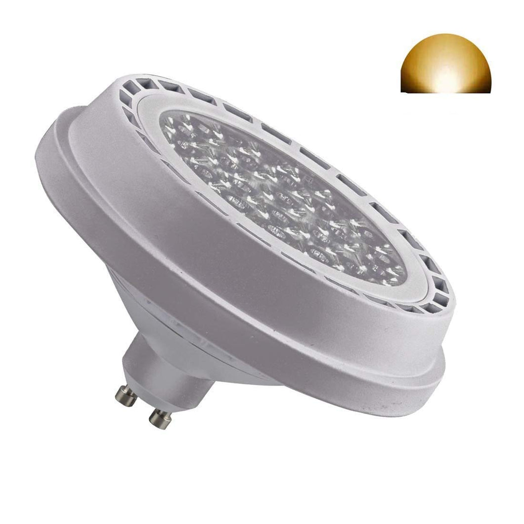 GU10 Base 24w AR111 Led Spotlight Track Down Reflector Lights Bulb 24°Beam Warm Light 2700k-3000k SMD 24LEDs AC 110V 2100Lm 100w 120w 160w Halogen Replacement