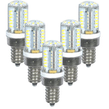 Load image into Gallery viewer, LED Appliance Light 2W E12 Candelabra Bulb 12V Warm White Chandelier Light Dryer Drum Garage Door Night Light Replacement 20W Halogen Bulb
