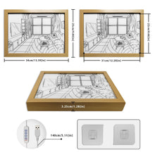 Load image into Gallery viewer, Led Light Up Painting Wall Art Frames 4d Pictures 3 Mode Decor Light Gift Glowing Photo Lighted Wall Art for Home Bedroom 3d led decorative paintings