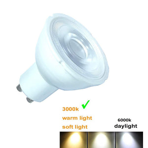Gu10 Led Bulb Dimmable Mr16 Par16 Led Light Bulb 6.5w Ac 120 V 3000k Warm White 90% Energy Saving 500lm (Halogen 50-Watt Equivalent)