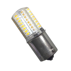12PCS BA15S Led Bulb SMD3014 Warm White 2700-3000k DC12V AC12V Boat Car Light Replacement Bulb Turn Tail Reading Spot Backup Lights 360°Beam