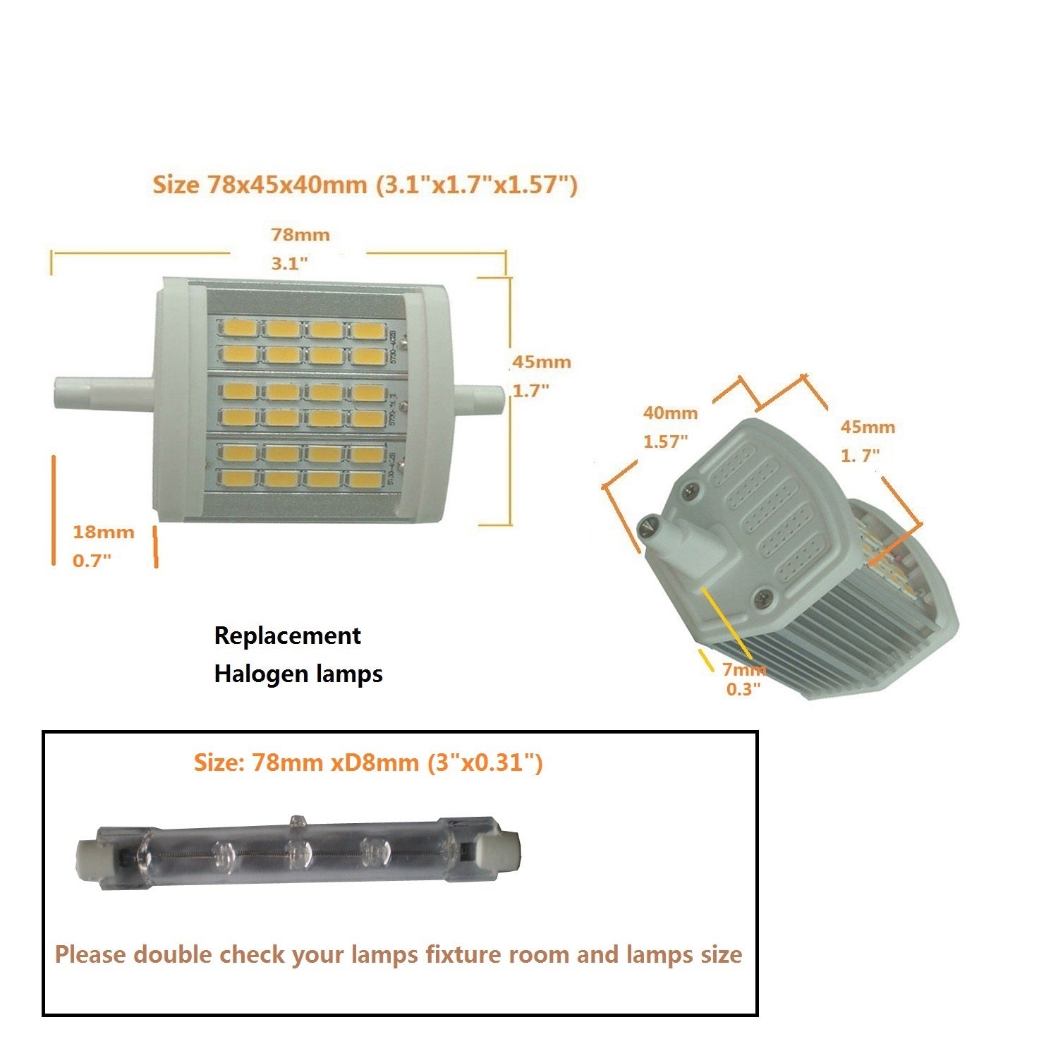 R7s j78 led cheap